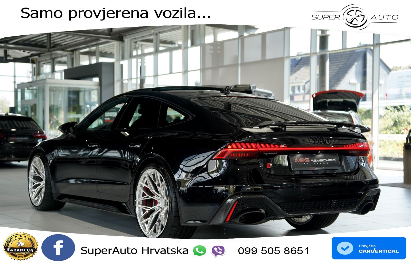 Audi RS7 4.0 TFSI V8 (600 KS) quattro tiptronic LED+GR SJED+ACC