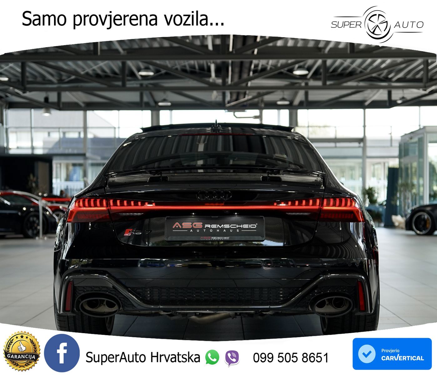 Audi RS7 4.0 TFSI V8 (600 KS) quattro tiptronic LED+GR SJED+ACC