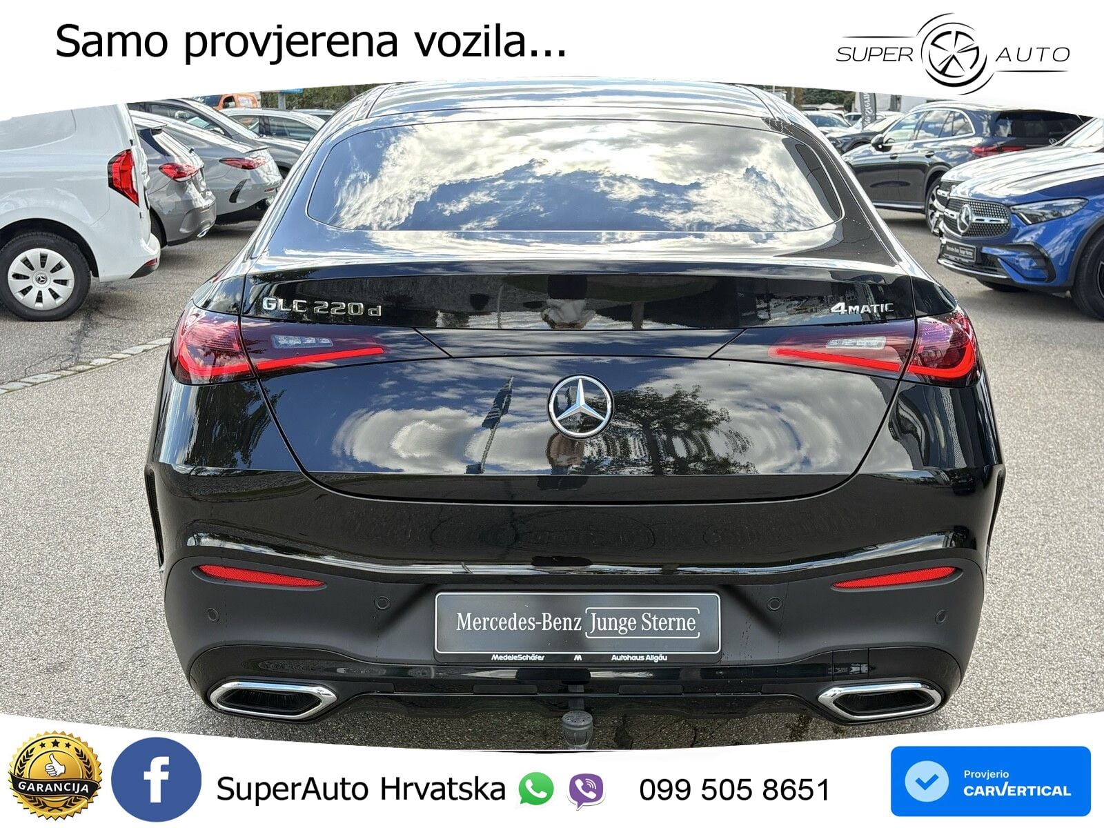 Mercedes GLC Coupe 220d (197 KS) 4MATIC 9G-TRONIC AMG ACC+GR SJED+360+PANO