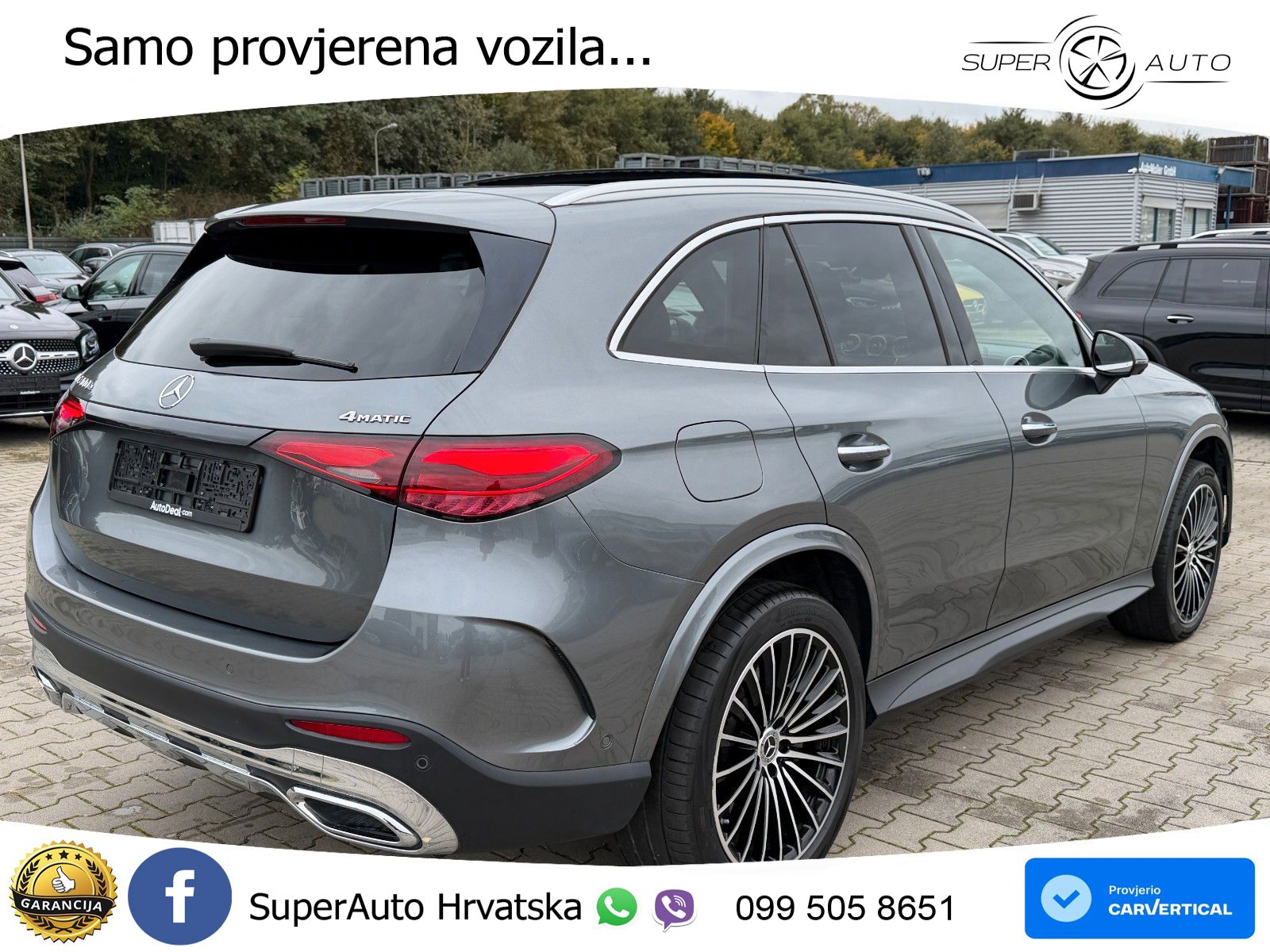 Mercedes GLC 300e (313 KS) 4MATIC 9G-TRONIC AMG ZRAČNI+ACC+GR SJED+360+PANO