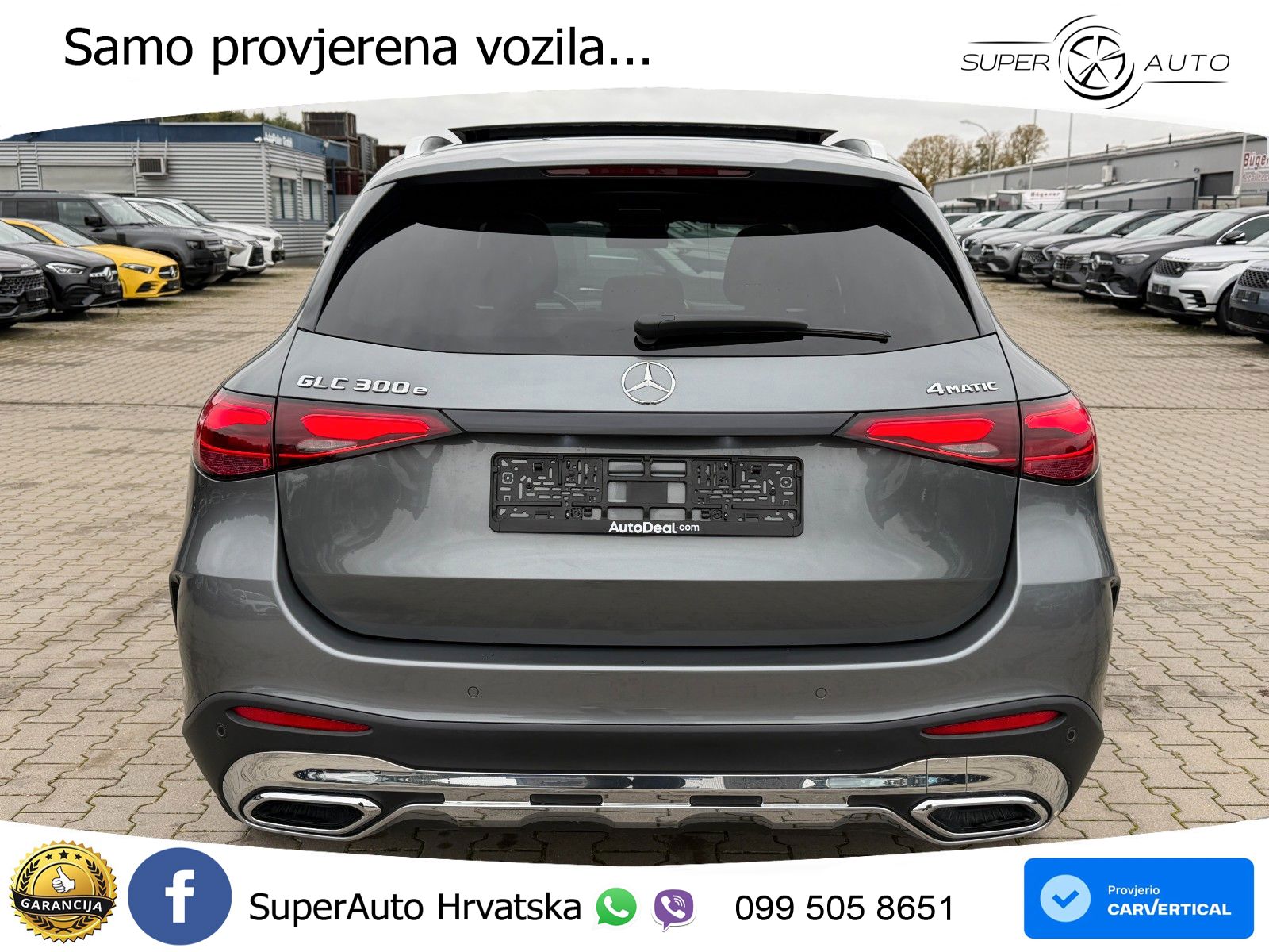 Mercedes GLC 300e (313 KS) 4MATIC 9G-TRONIC AMG ZRAČNI+ACC+GR SJED+360+PANO
