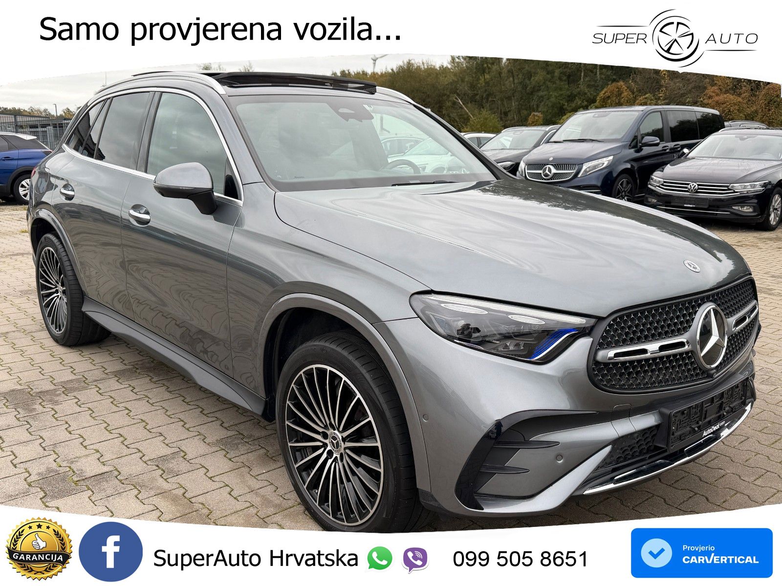 Mercedes GLC 300e (313 KS) 4MATIC 9G-TRONIC AMG ZRAČNI+ACC+GR SJED+360+PANO