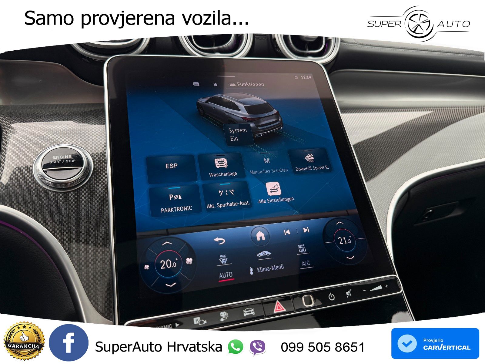 Mercedes GLC 300e (313 KS) 4MATIC 9G-TRONIC AMG ZRAČNI+ACC+GR SJED+360+PANO