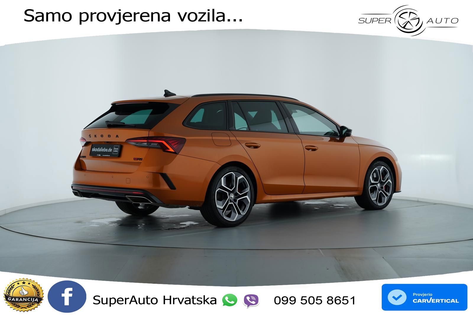 Škoda Octavia Combi RS 2.0 TSI (245 KS) DSG LED+GR SJED+ACC