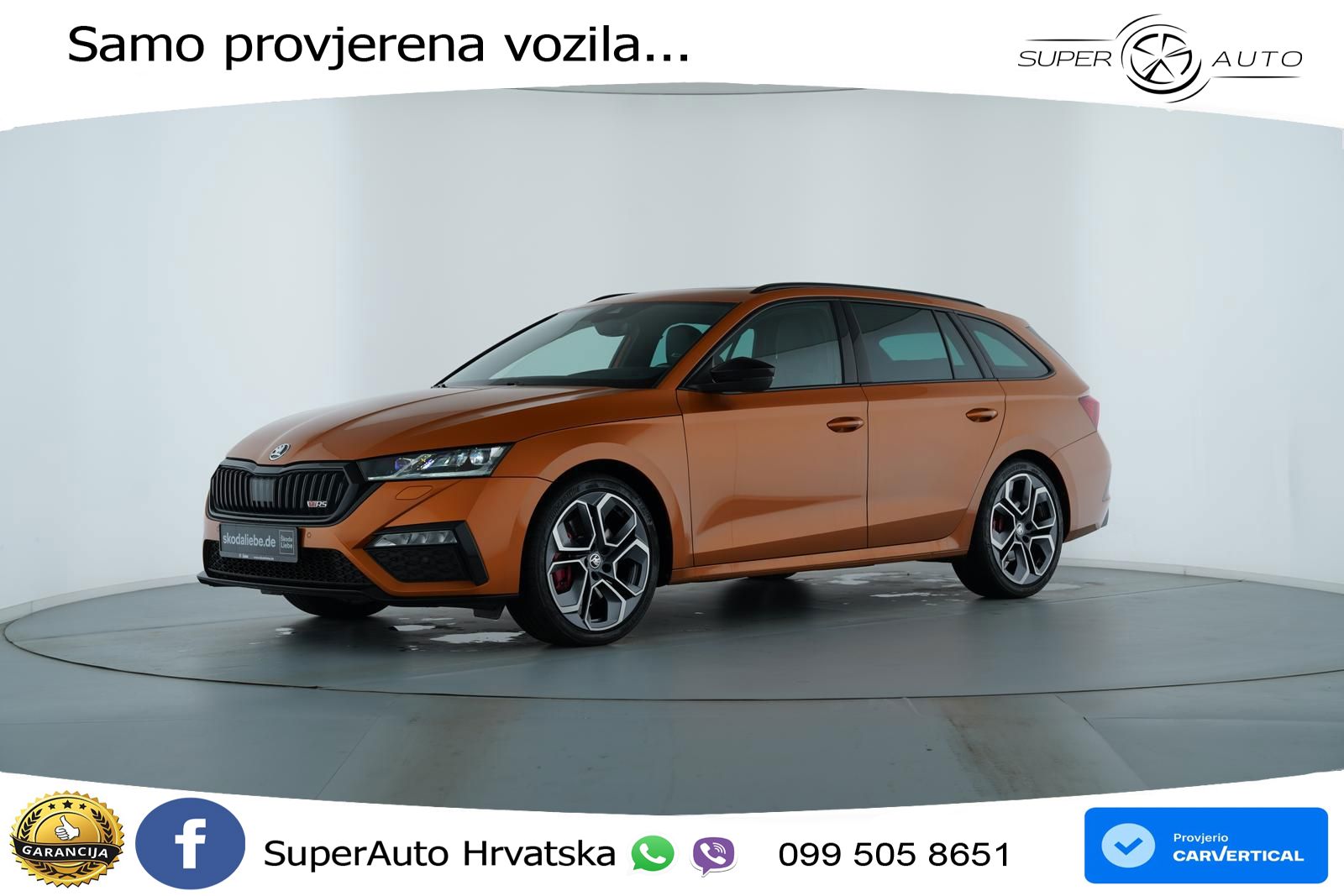 Škoda Octavia Combi RS 2.0 TSI (245 KS) DSG LED+GR SJED+ACC