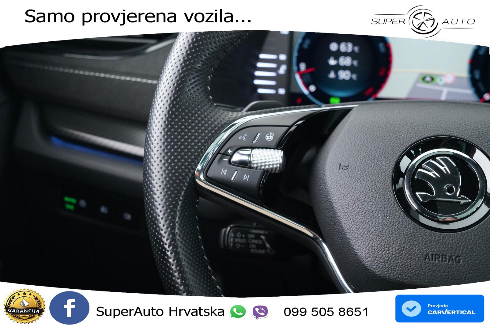 Škoda Octavia Combi RS 2.0 TSI (245 KS) DSG LED+GR SJED+ACC