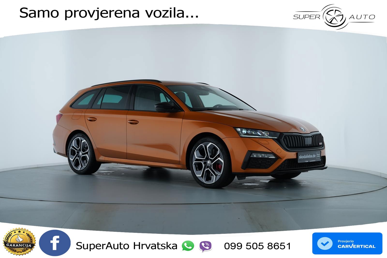 Škoda Octavia Combi RS 2.0 TSI (245 KS) DSG LED+GR SJED+ACC
