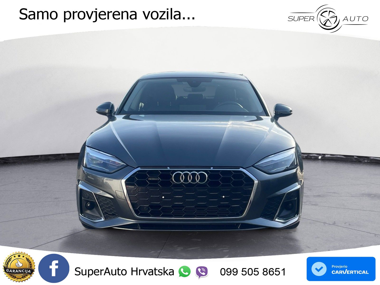 Audi A5 Sportback 45 TFSI (265 KS) quattro S tronic S line LED+GR SJED+ACC