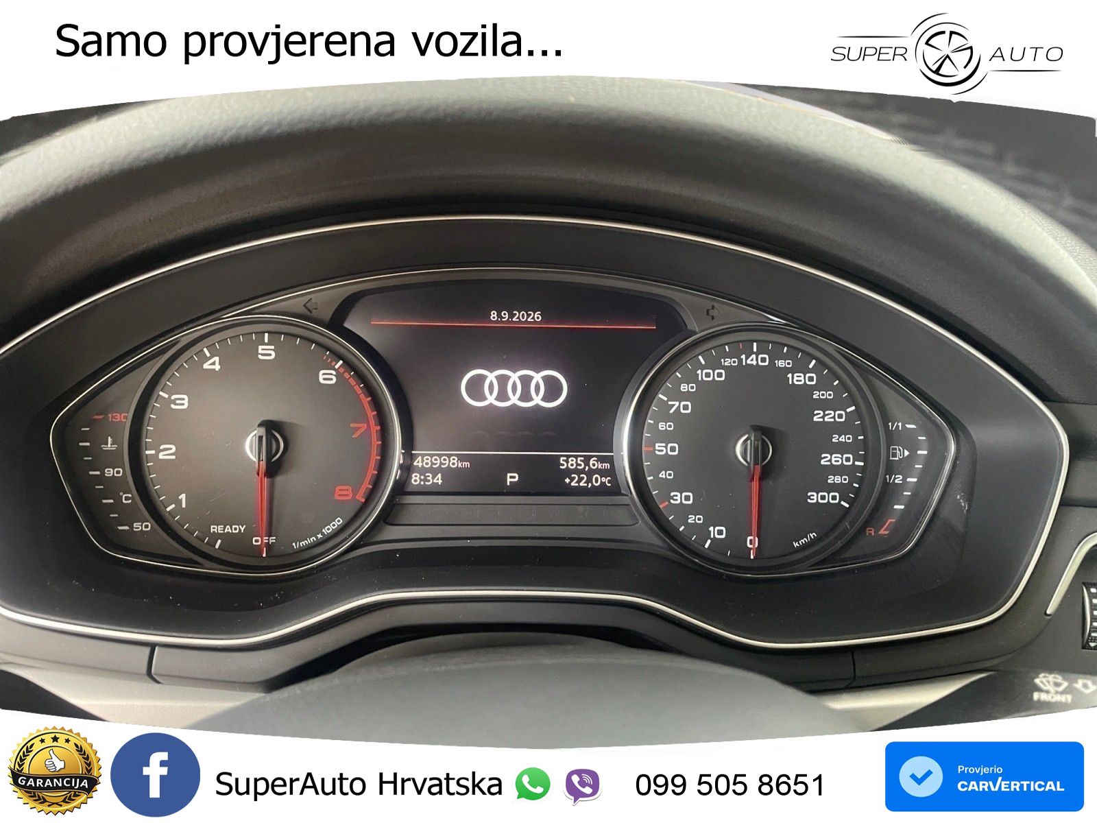 Audi A5 Sportback 45 TFSI (265 KS) quattro S tronic S line LED+GR SJED+ACC