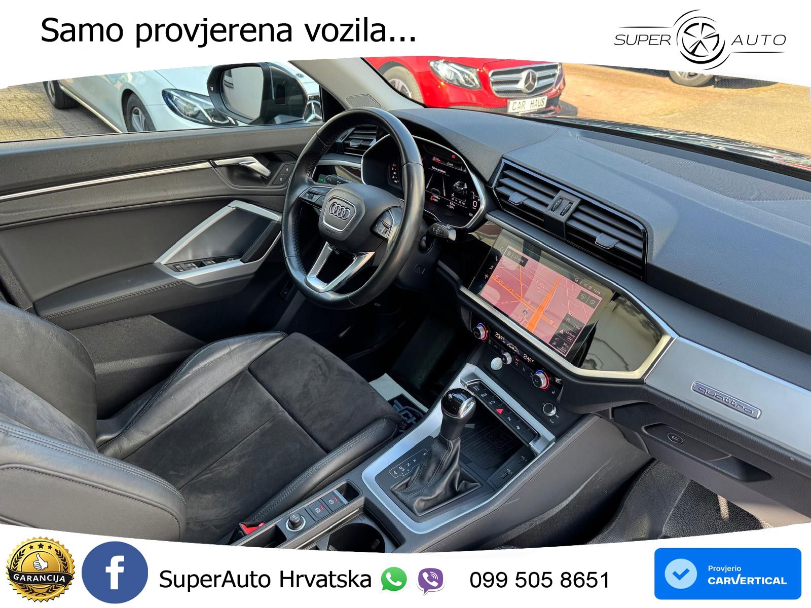 Audi Q3 40 TDI (190 KS) quattro S tronic S line LED+GR SJED+ACC