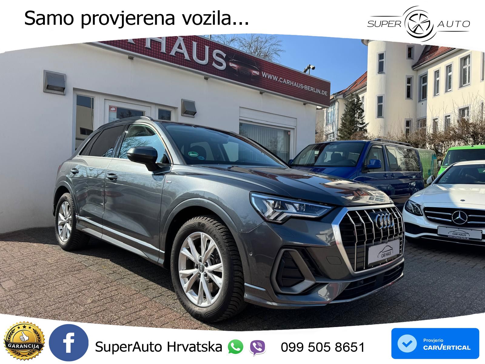 Audi Q3 40 TDI (190 KS) quattro S tronic S line LED+GR SJED+ACC