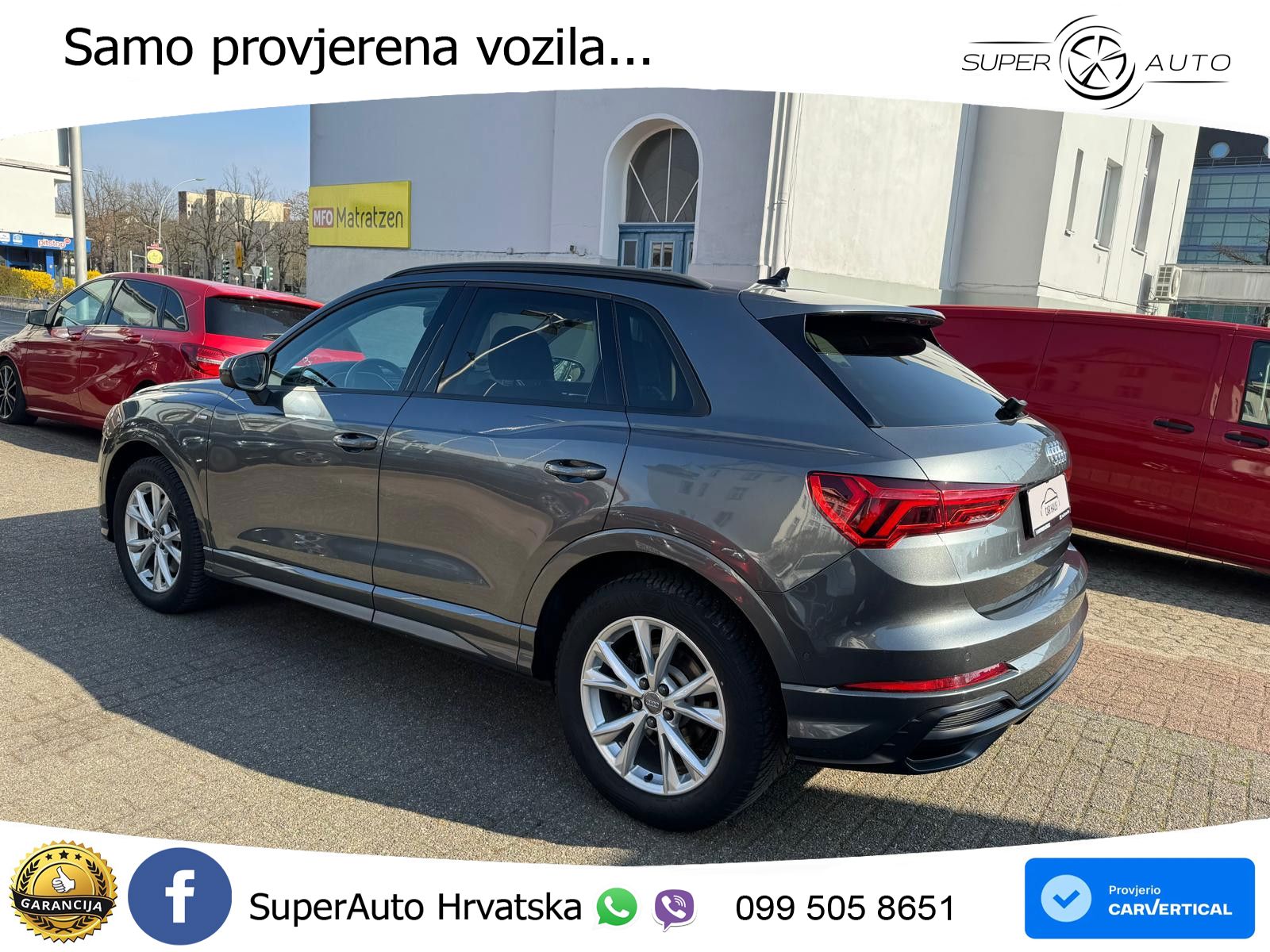 Audi Q3 40 TDI (190 KS) quattro S tronic S line LED+GR SJED+ACC