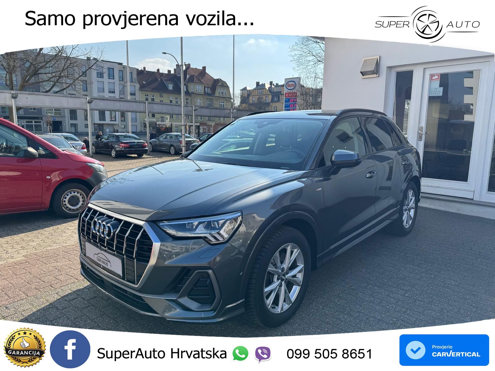 Audi Q3 40 TDI (190 KS) quattro S tronic S line LED+GR SJED+ACC