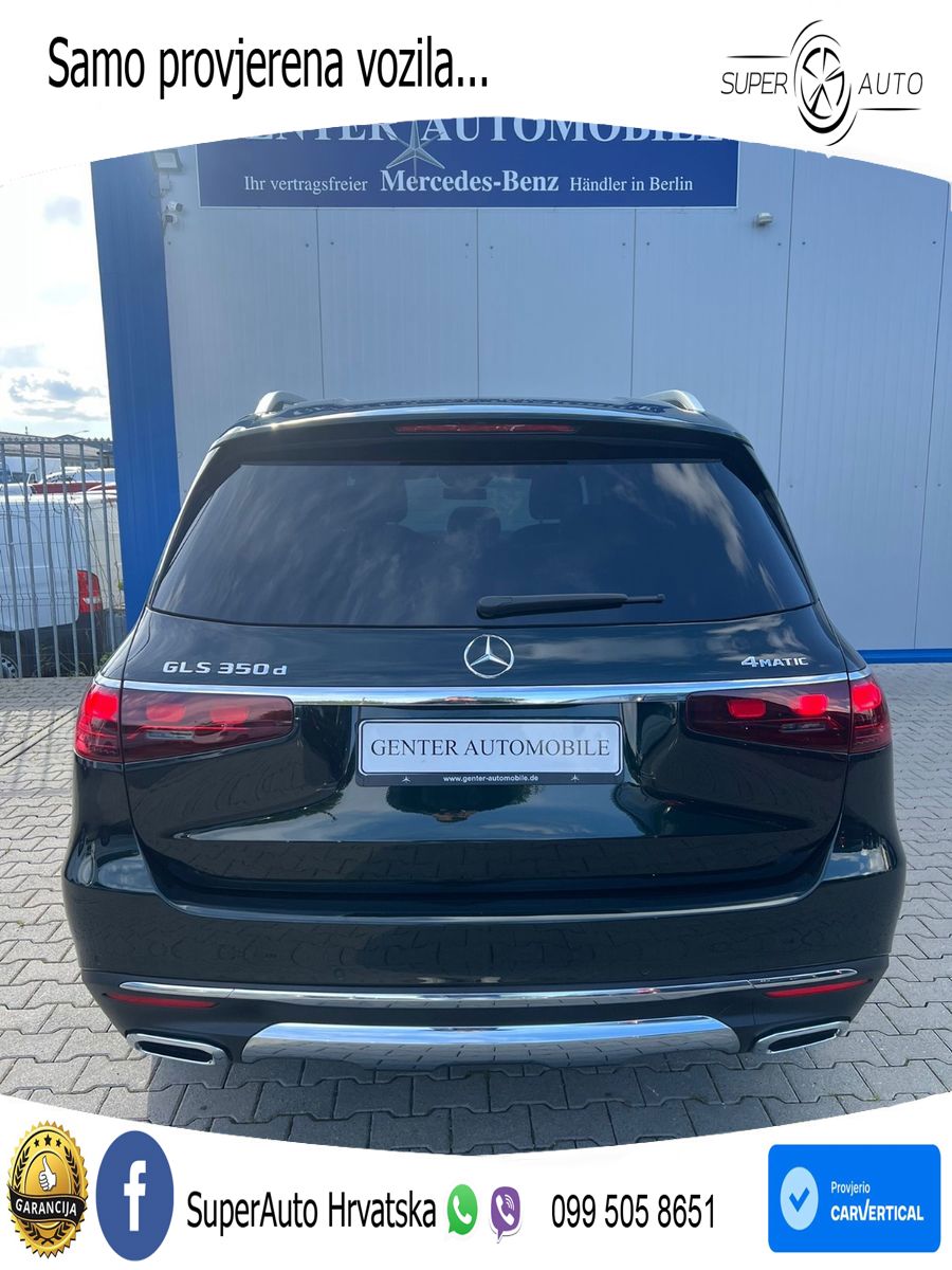 Mercedes-Benz GLS GLS 350d EQ Boost 4MATIC 9G-TRONIC ZRAČNI+ACC+GR SJED+KAM+PANO