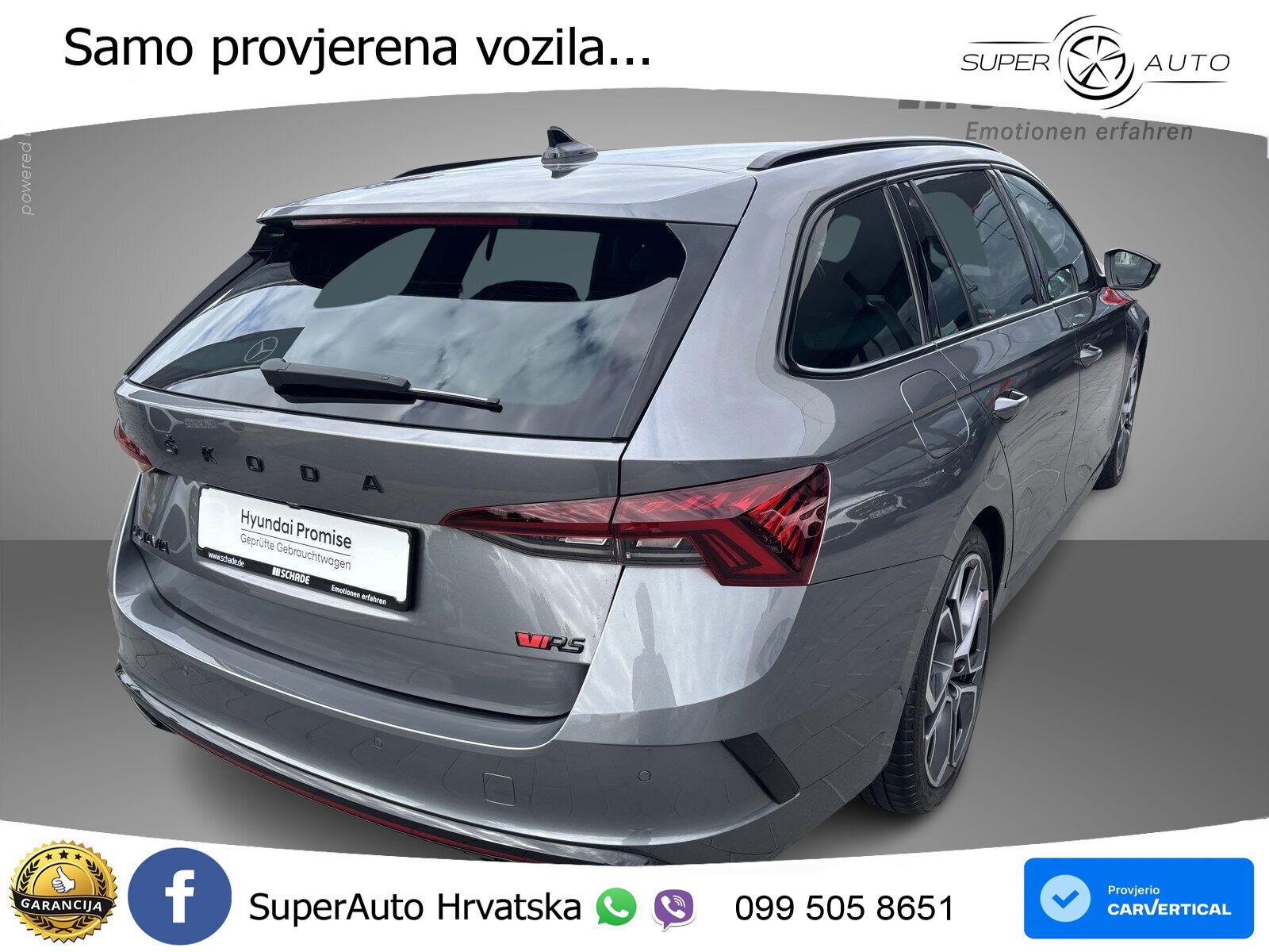 Škoda Octavia Combi RS 2.0 TDI (200 KS) DSG LED+GR SJED+ACC