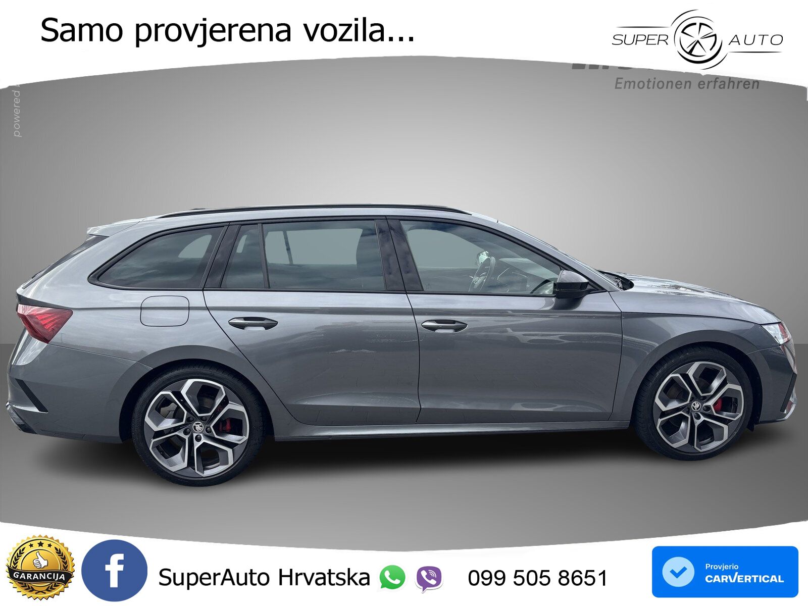 Škoda Octavia Combi RS 2.0 TDI (200 KS) DSG LED+GR SJED+ACC