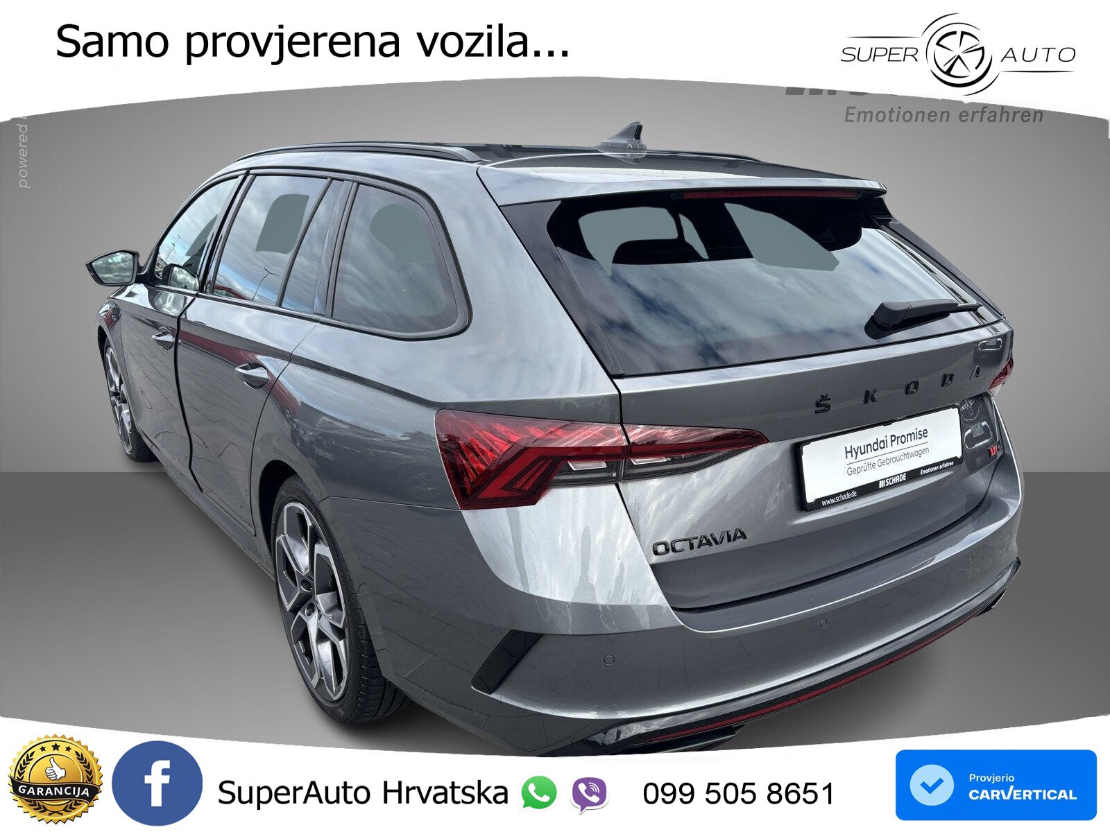 Škoda Octavia Combi RS 2.0 TDI (200 KS) DSG LED+GR SJED+ACC
