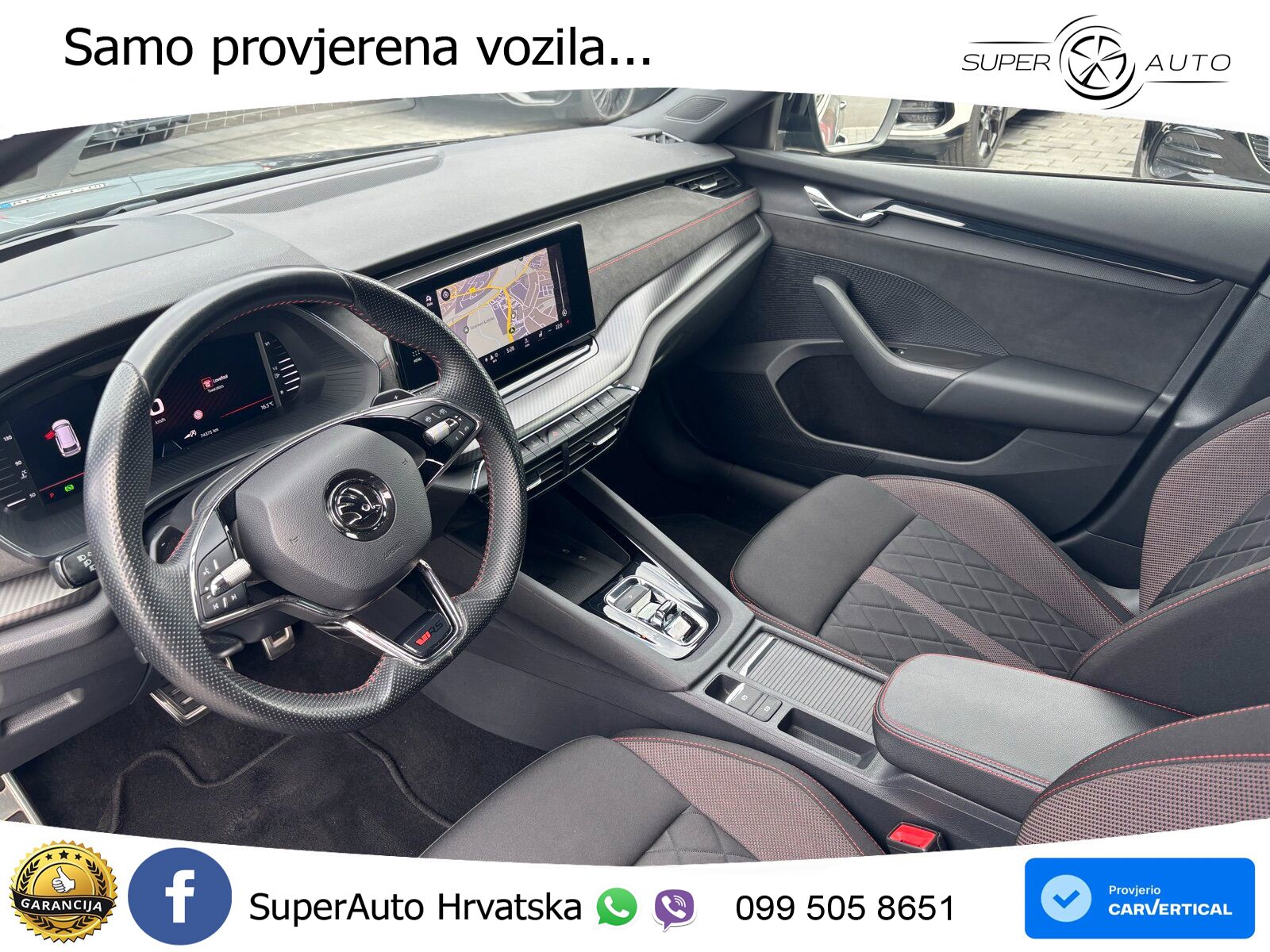 Škoda Octavia Combi RS 2.0 TDI (200 KS) DSG LED+GR SJED+ACC
