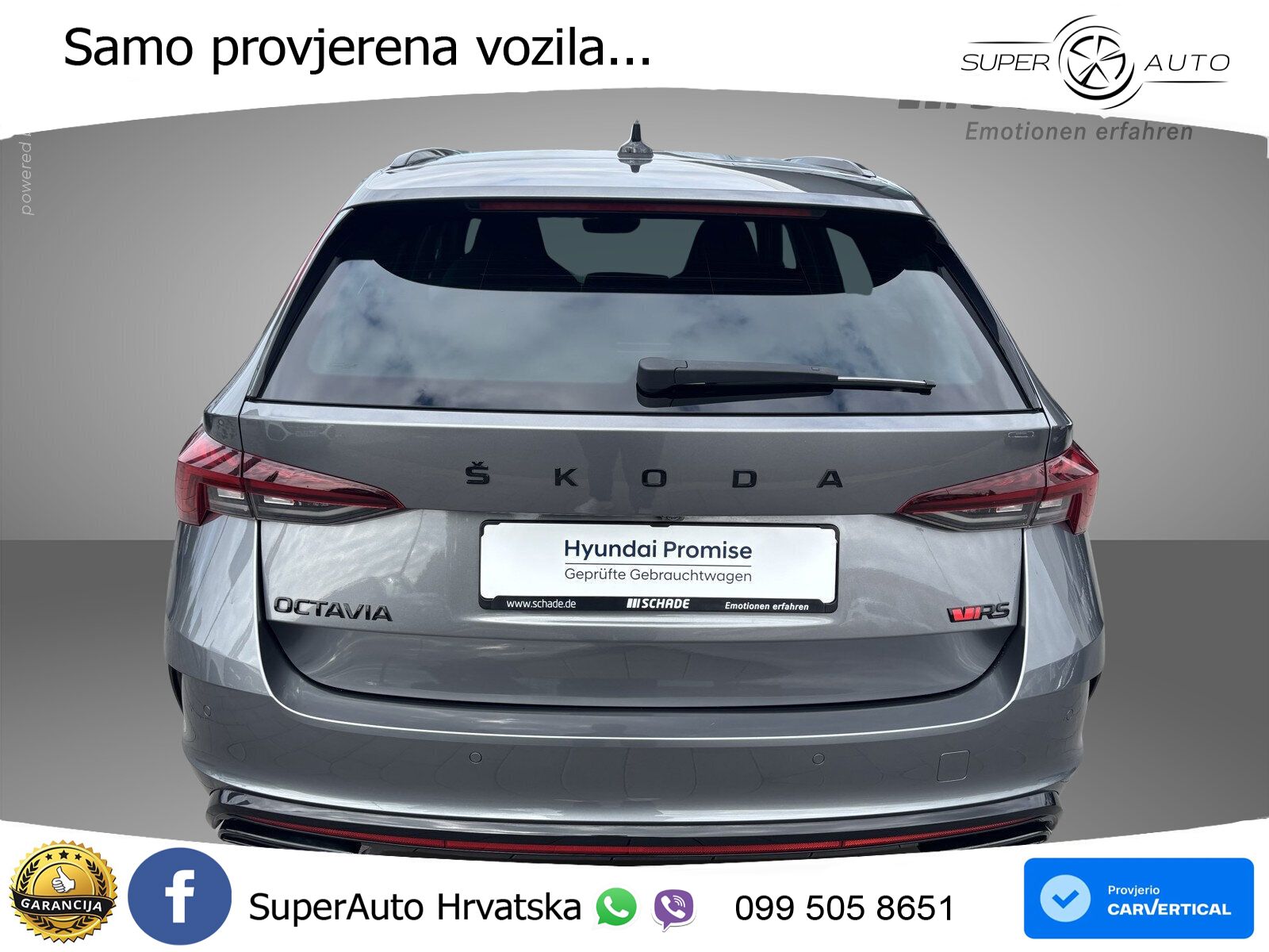 Škoda Octavia Combi RS 2.0 TDI (200 KS) DSG LED+GR SJED+ACC