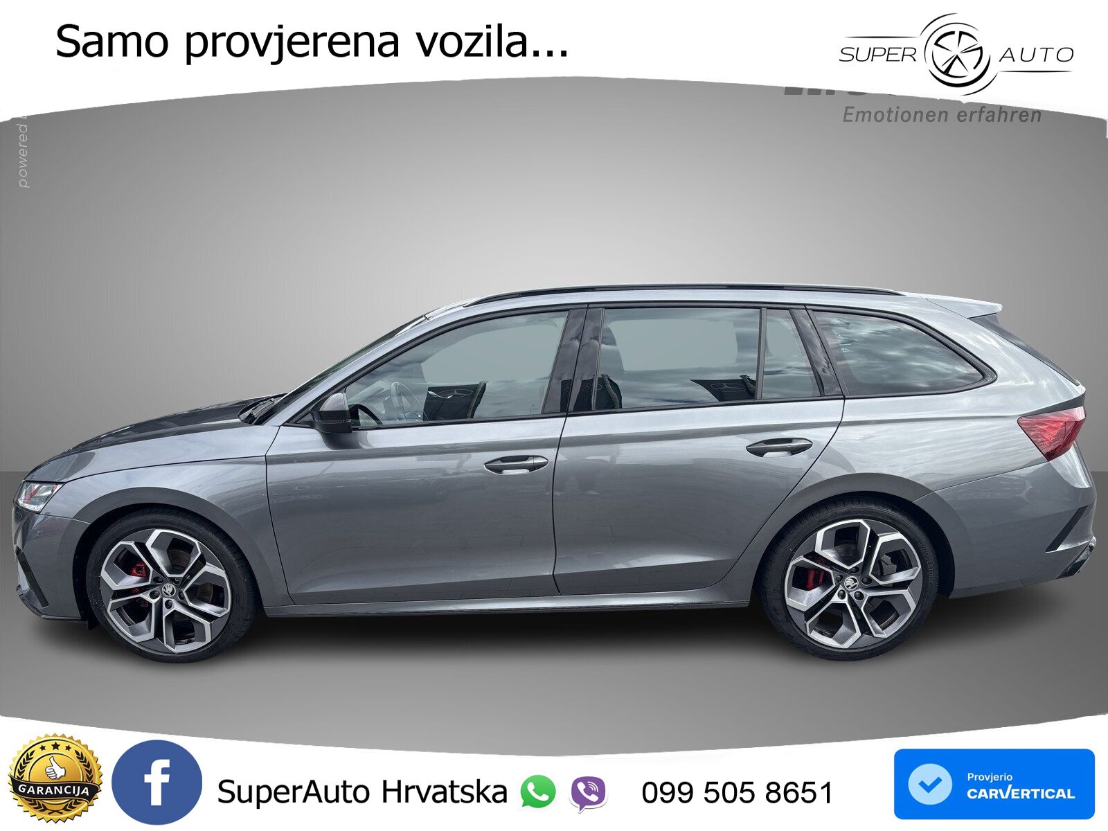 Škoda Octavia Combi RS 2.0 TDI (200 KS) DSG LED+GR SJED+ACC