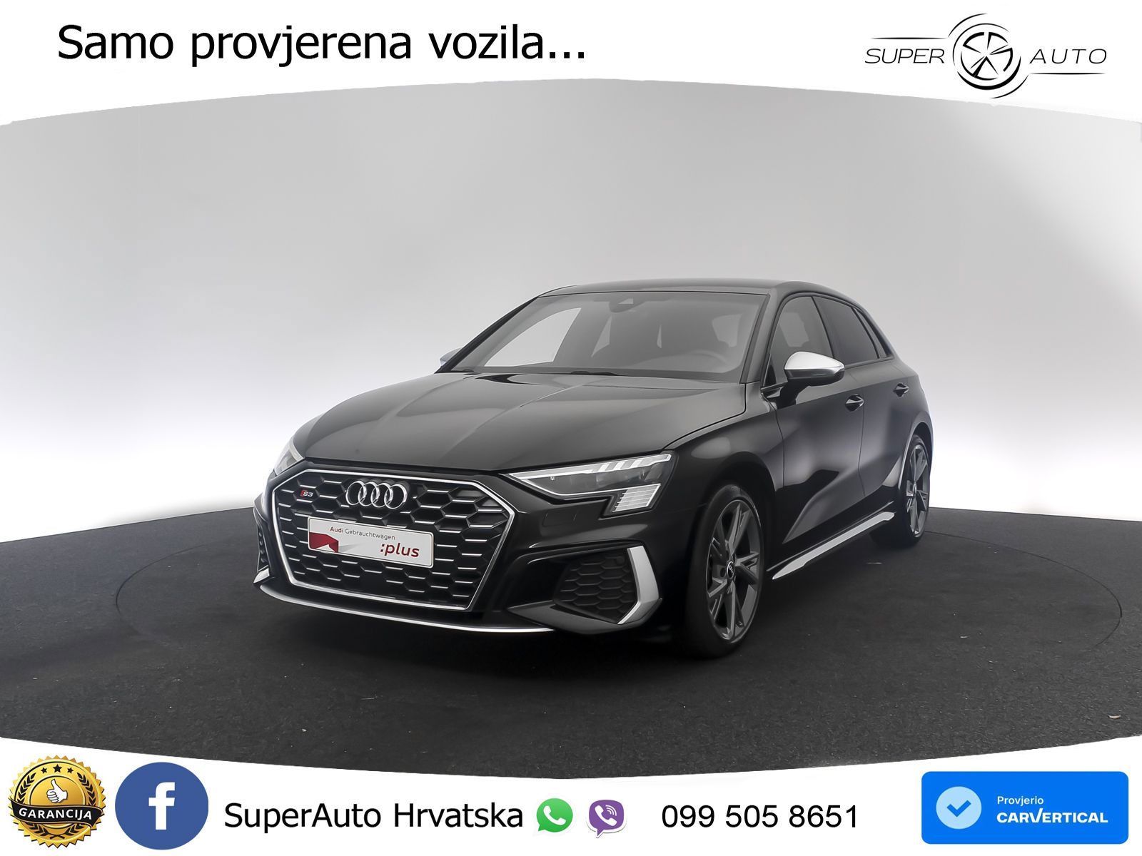 Audi S3 2.0 TFSI (310 KS) quattro S tronic LED+GR SJED+ACC