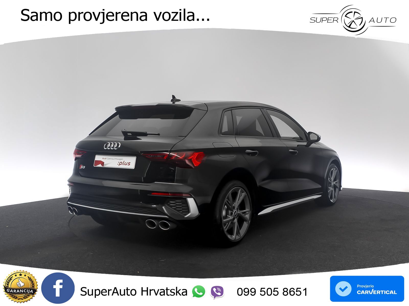 Audi S3 2.0 TFSI (310 KS) quattro S tronic LED+GR SJED+ACC