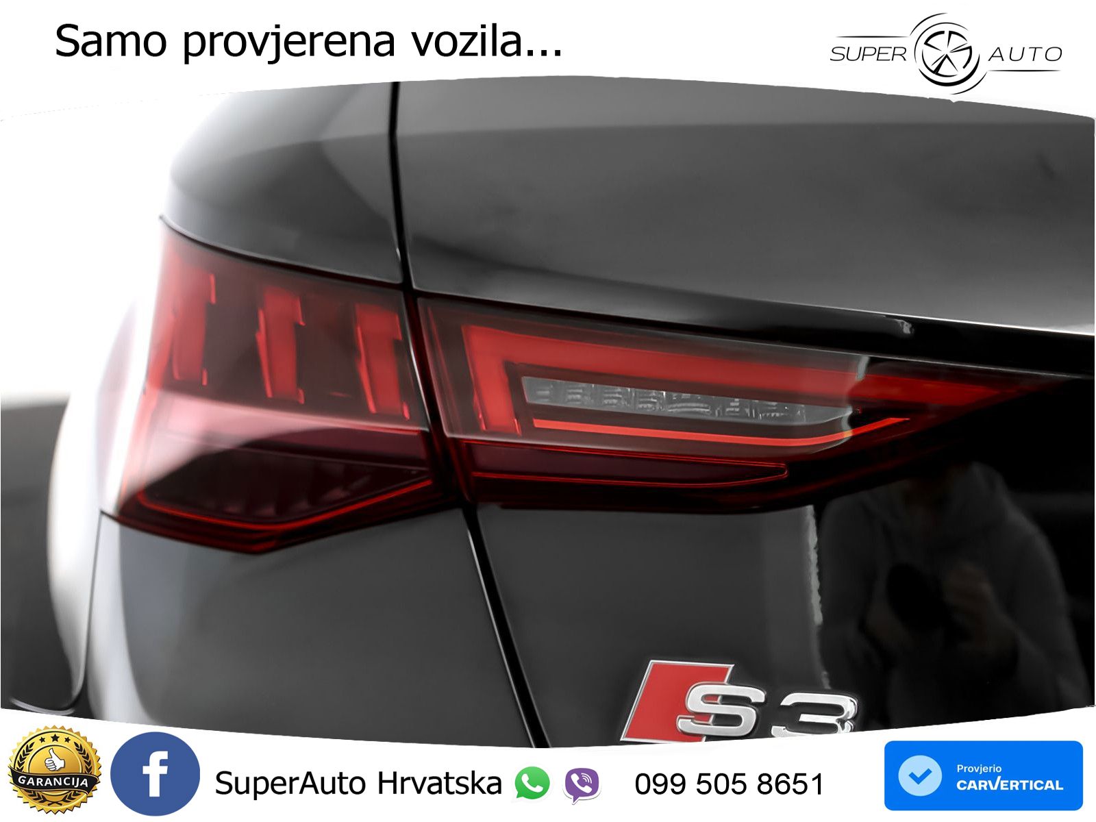 Audi S3 2.0 TFSI (310 KS) quattro S tronic LED+GR SJED+ACC