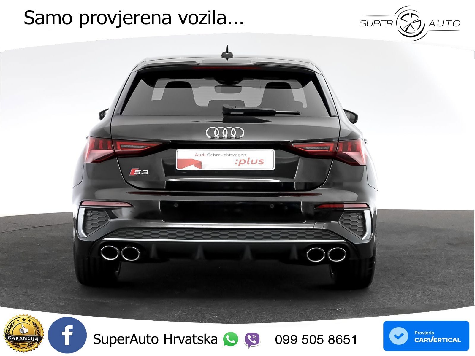 Audi S3 2.0 TFSI (310 KS) quattro S tronic LED+GR SJED+ACC