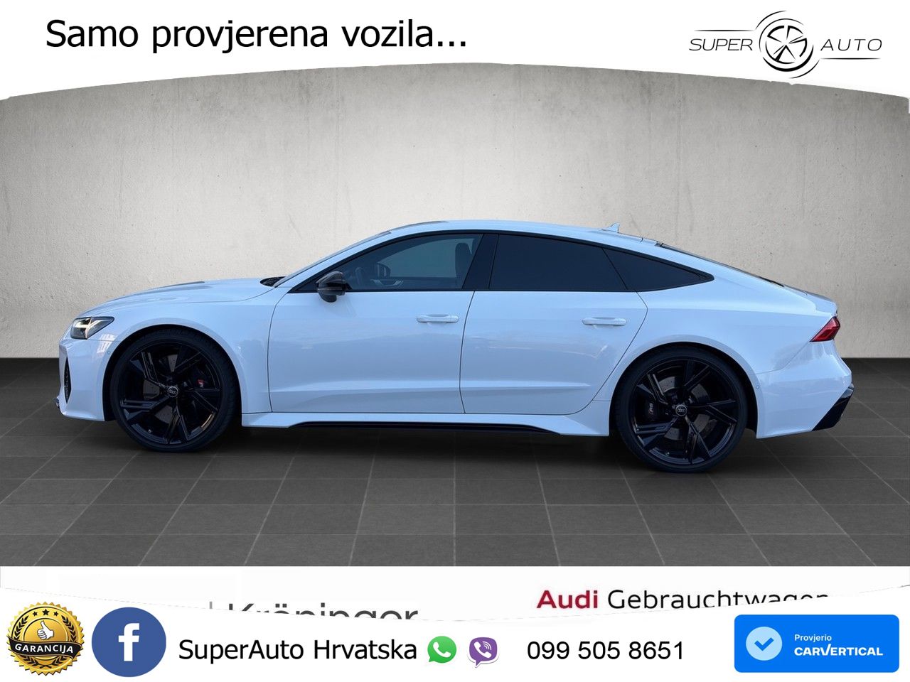 Audi RS7 4.0 TFSI V8 (600 KS) quattro tiptronic LED+GR SJED+ACC