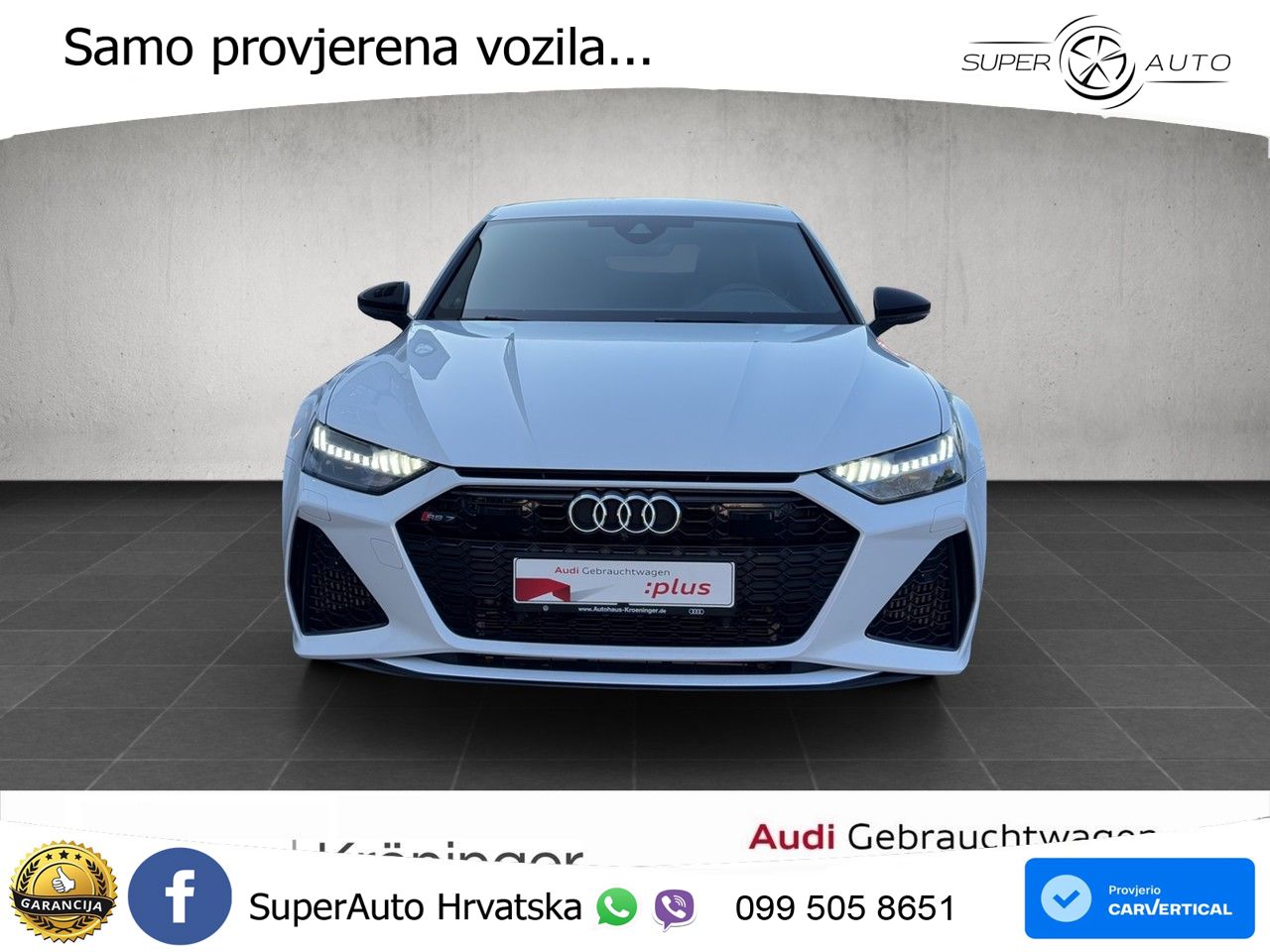 Audi RS7 4.0 TFSI V8 (600 KS) quattro tiptronic LED+GR SJED+ACC
