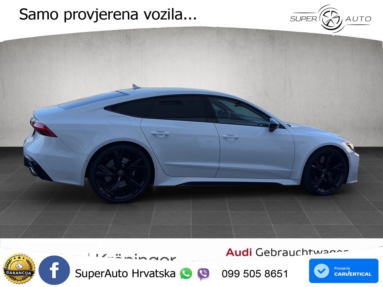 Audi RS7 4.0 TFSI V8 (600 KS) quattro tiptronic LED+GR SJED+ACC