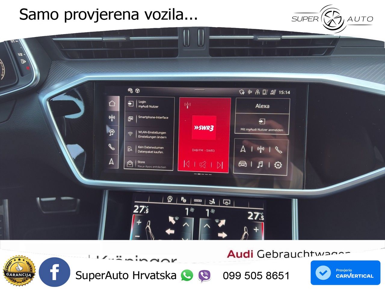 Audi RS7 4.0 TFSI V8 (600 KS) quattro tiptronic LED+GR SJED+ACC