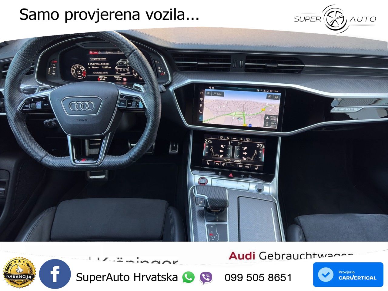 Audi RS7 4.0 TFSI V8 (600 KS) quattro tiptronic LED+GR SJED+ACC