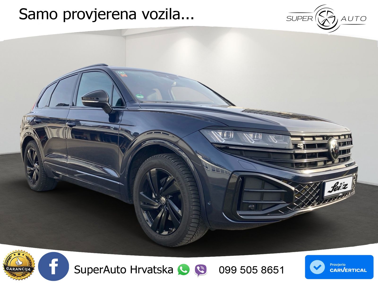 Volkswagen Touareg 3.0 V6 TDI (286 KS) 4MOTION Tiptronic ZRAČNI+ACC+GR SJED+KAM+PANO