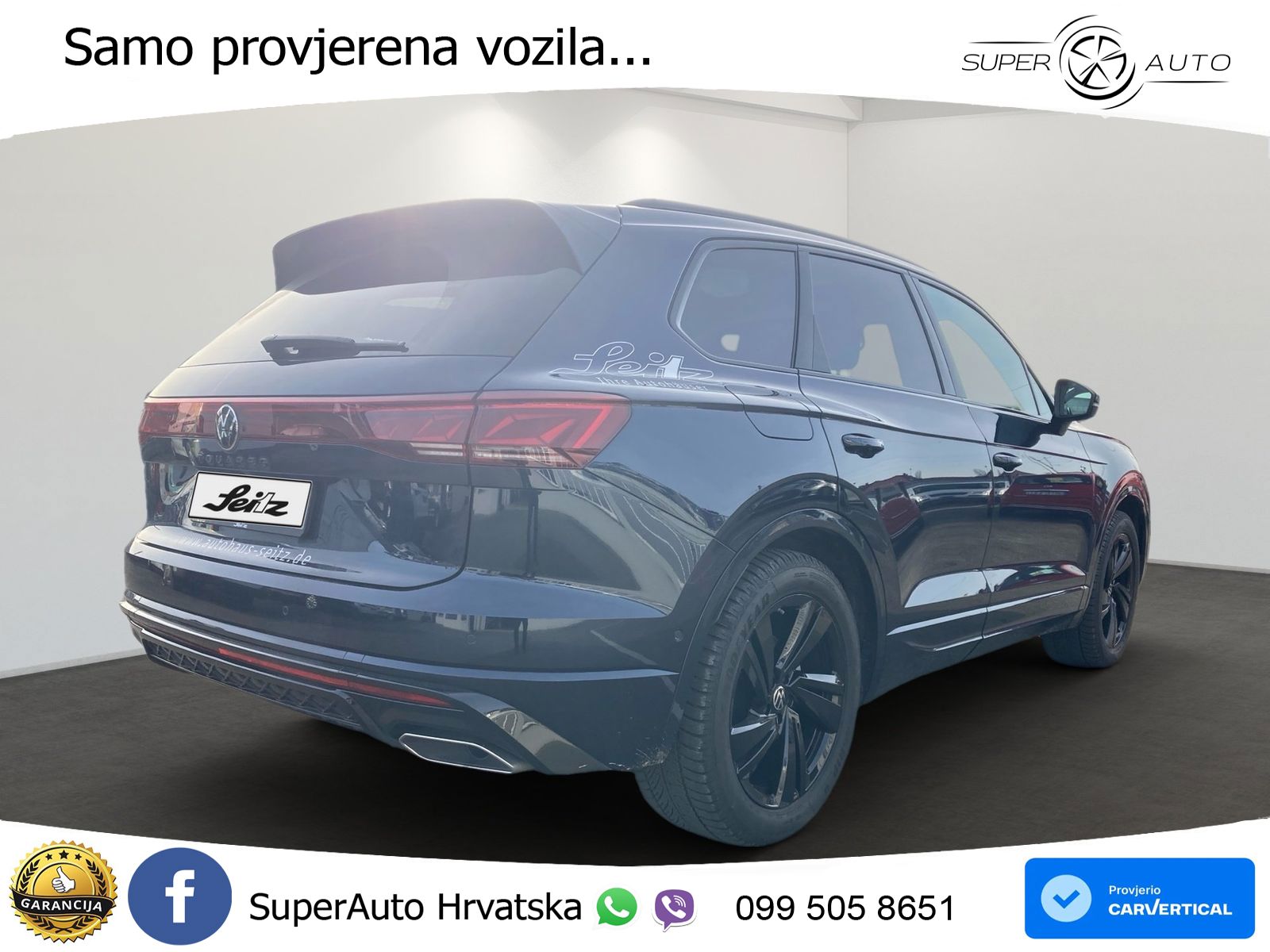 Volkswagen Touareg 3.0 V6 TDI (286 KS) 4MOTION Tiptronic ZRAČNI+ACC+GR SJED+KAM+PANO
