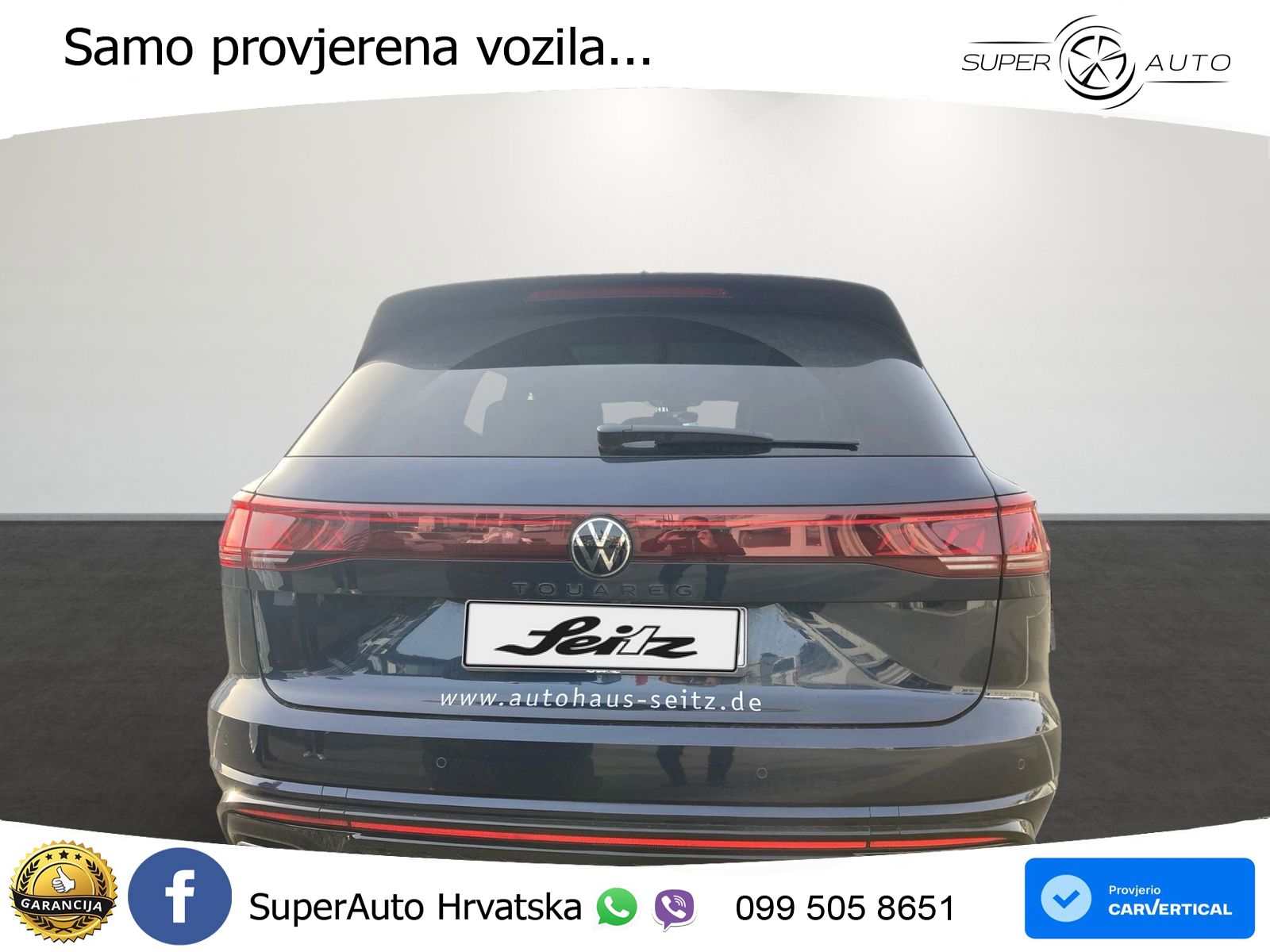 Volkswagen Touareg 3.0 V6 TDI (286 KS) 4MOTION Tiptronic ZRAČNI+ACC+GR SJED+KAM+PANO