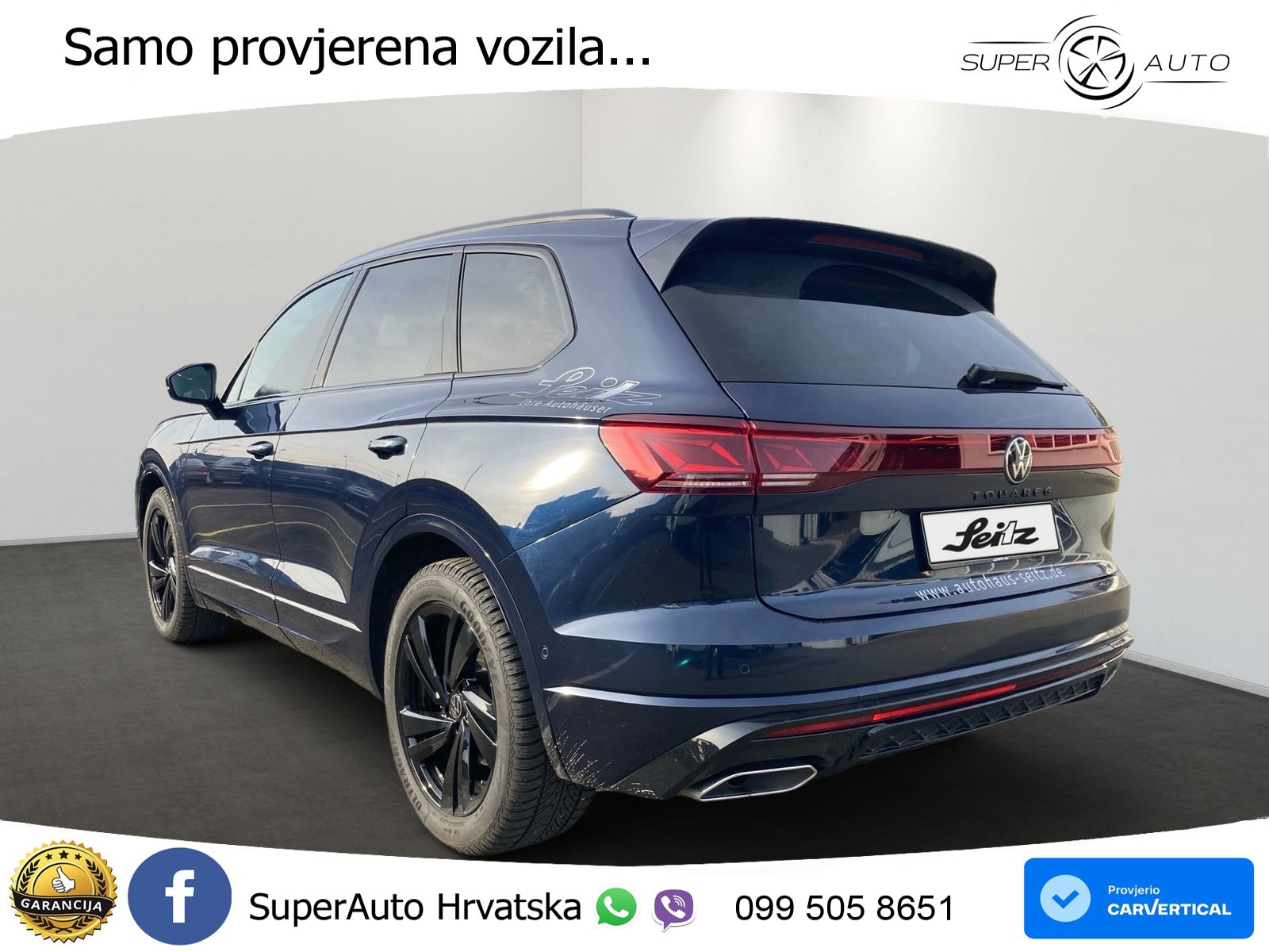 Volkswagen Touareg 3.0 V6 TDI (286 KS) 4MOTION Tiptronic ZRAČNI+ACC+GR SJED+KAM+PANO