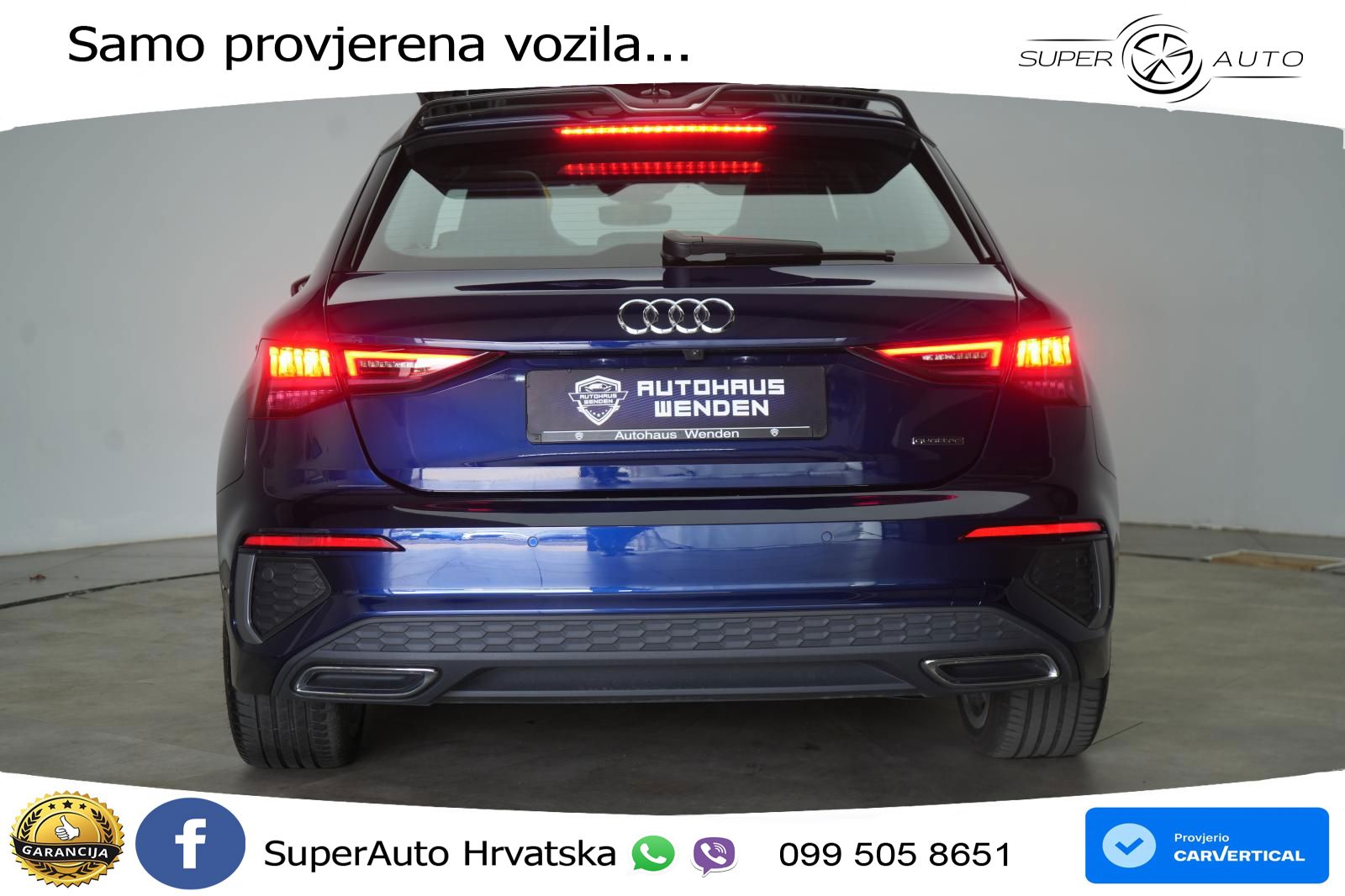 Audi A3 40 TDI (200 KS) quattro S tronic S line LED+GR SJED+ACC