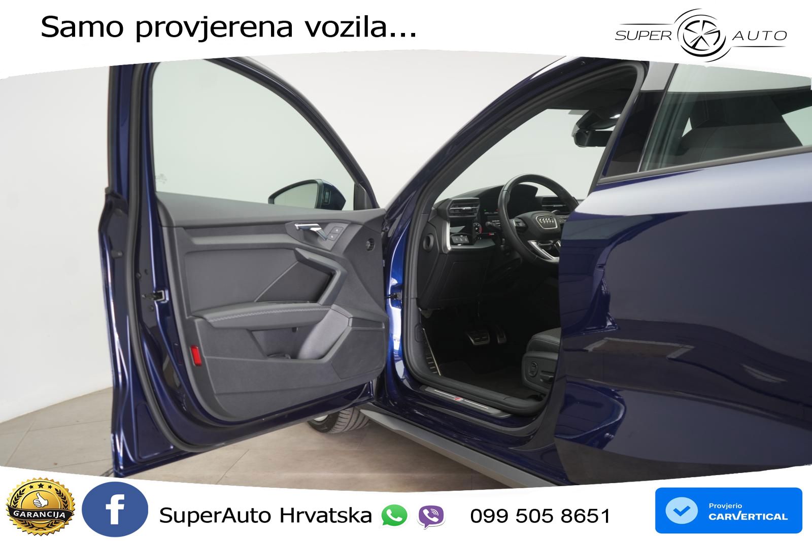Audi A3 40 TDI (200 KS) quattro S tronic S line LED+GR SJED+ACC