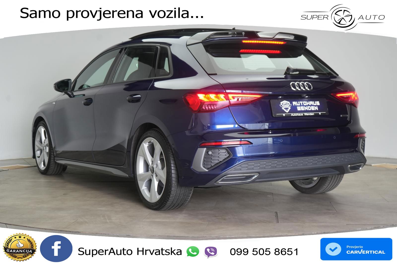 Audi A3 40 TDI (200 KS) quattro S tronic S line LED+GR SJED+ACC