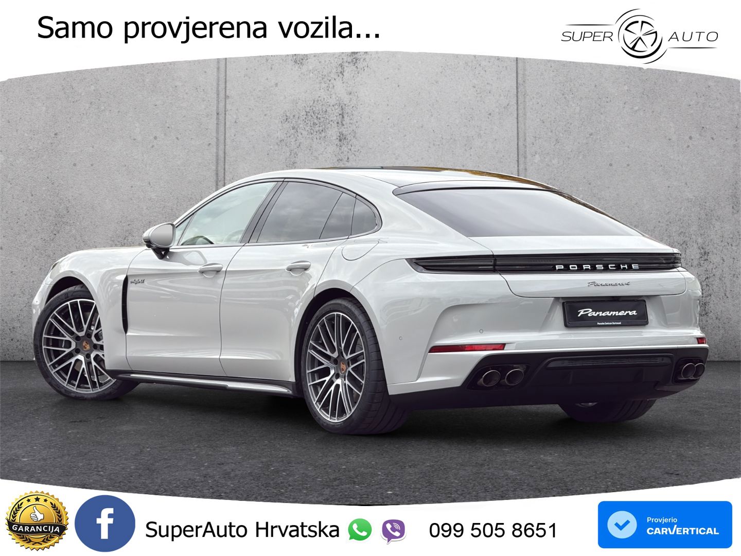 Porsche Panamera 4 2.9 V6 (470 KS) E-Hybrid PDK ACC+HEAD+4xGR SJED+360+PANO