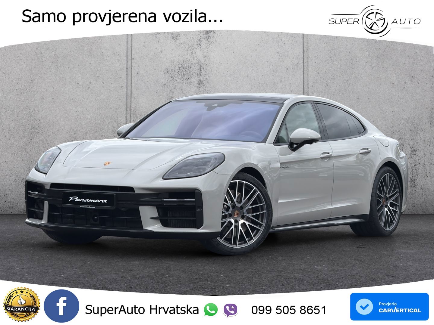 Porsche Panamera 4 2.9 V6 (470 KS) E-Hybrid PDK ACC+HEAD+4xGR SJED+360+PANO