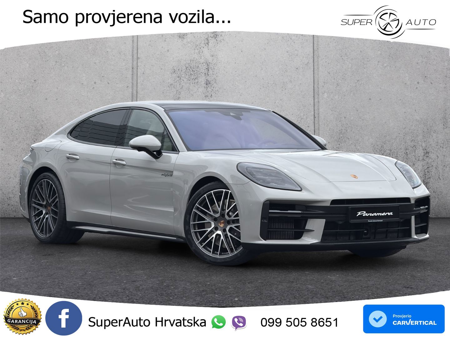 Porsche Panamera 4 2.9 V6 (470 KS) E-Hybrid PDK ACC+HEAD+4xGR SJED+360+PANO
