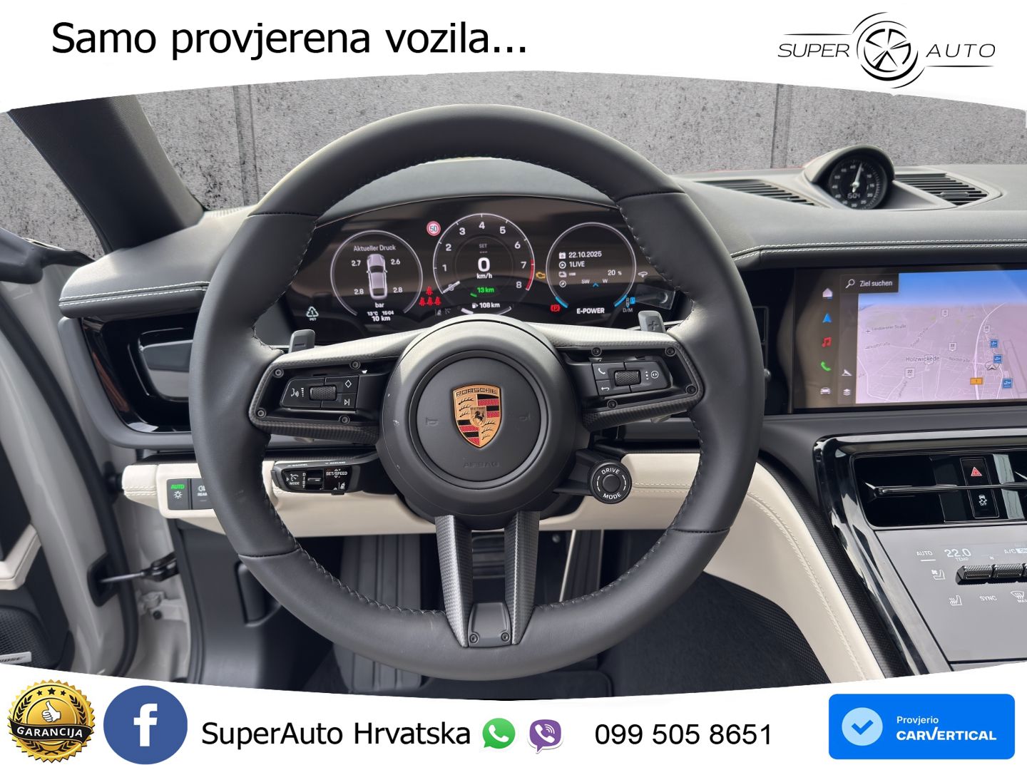 Porsche Panamera 4 2.9 V6 (470 KS) E-Hybrid PDK ACC+HEAD+4xGR SJED+360+PANO