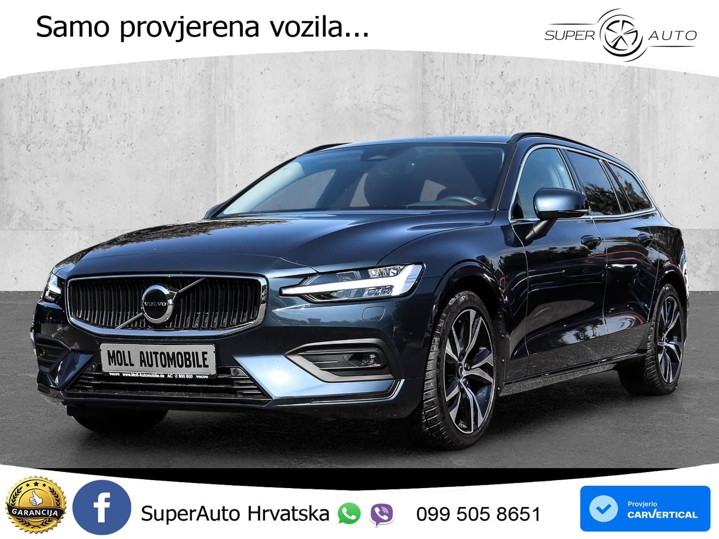 Volvo V60 2.0 B3 DCT LED+GR SJED+ACC