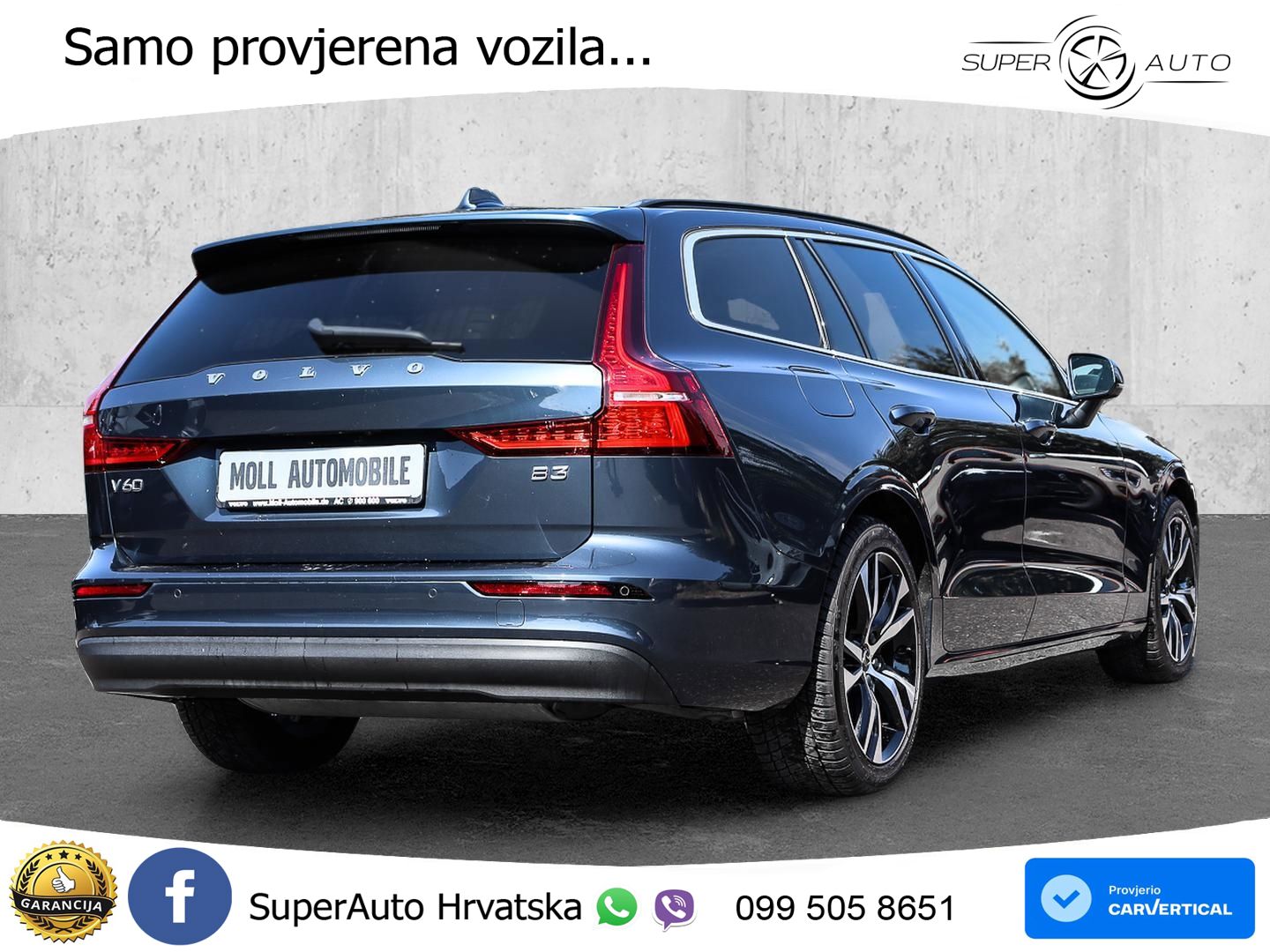 Volvo V60 2.0 B3 DCT LED+GR SJED+ACC