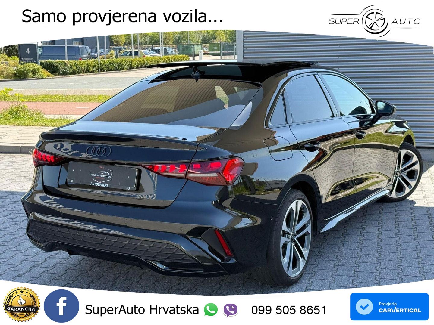 Audi A3 Limuzina 35 TFSI (150 KS) S tronic MATRIX+GR SJED+KAM