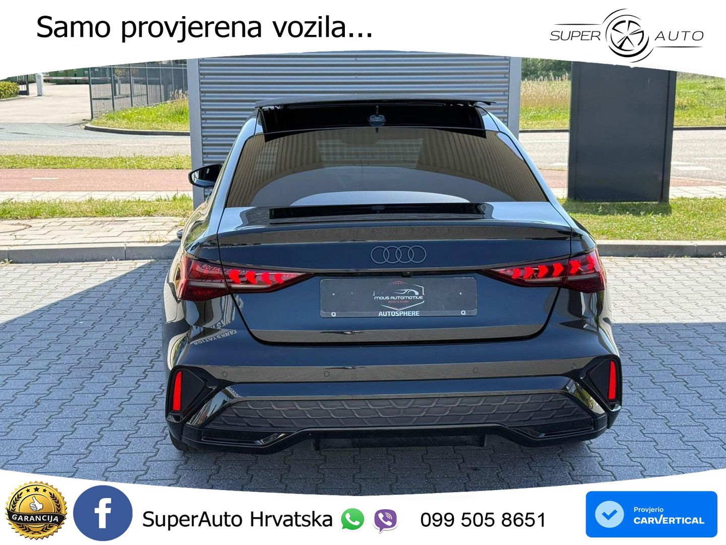 Audi A3 Limuzina 35 TFSI (150 KS) S tronic MATRIX+GR SJED+KAM