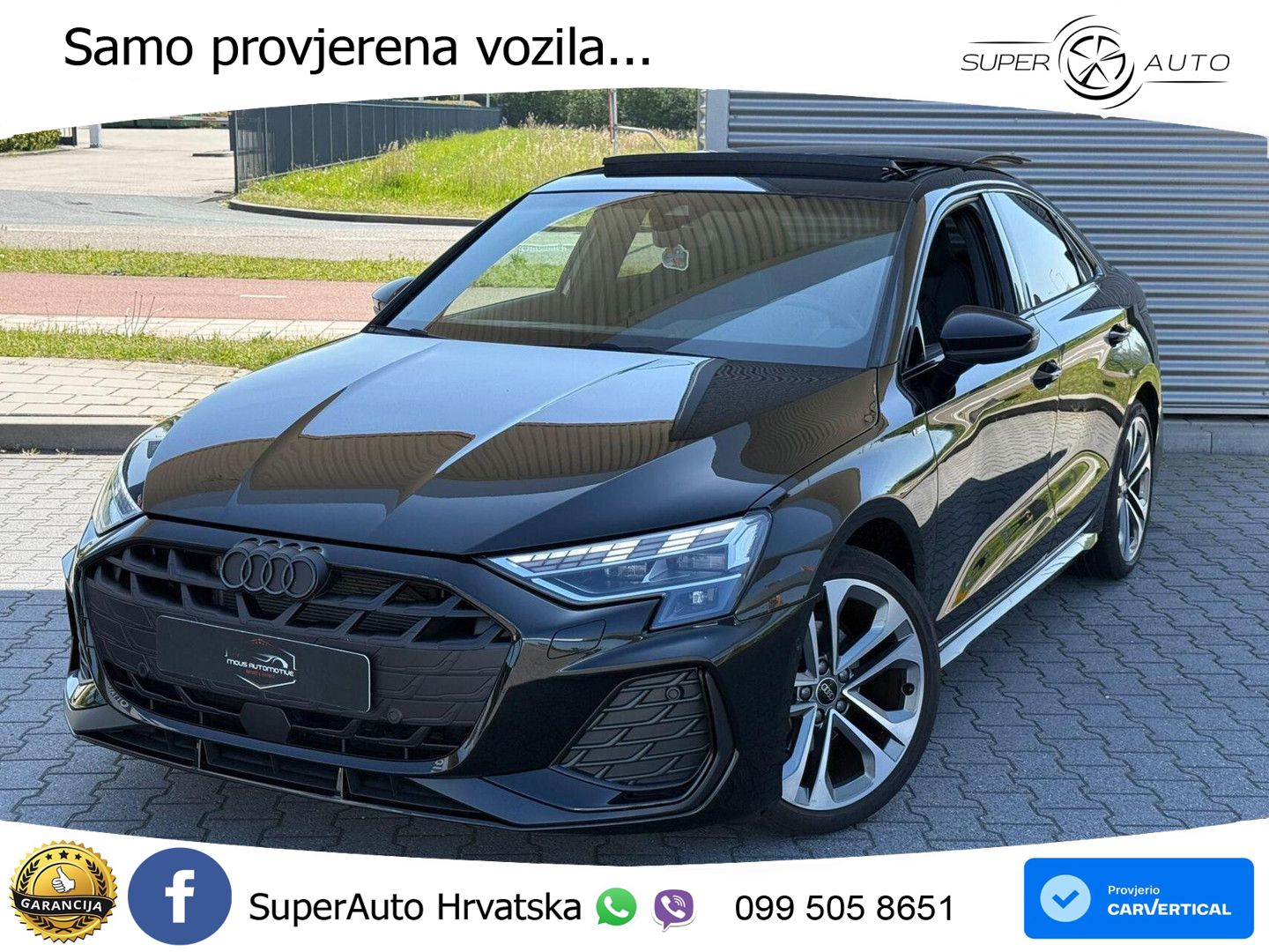 Audi A3 Limuzina 35 TFSI (150 KS) S tronic MATRIX+GR SJED+KAM