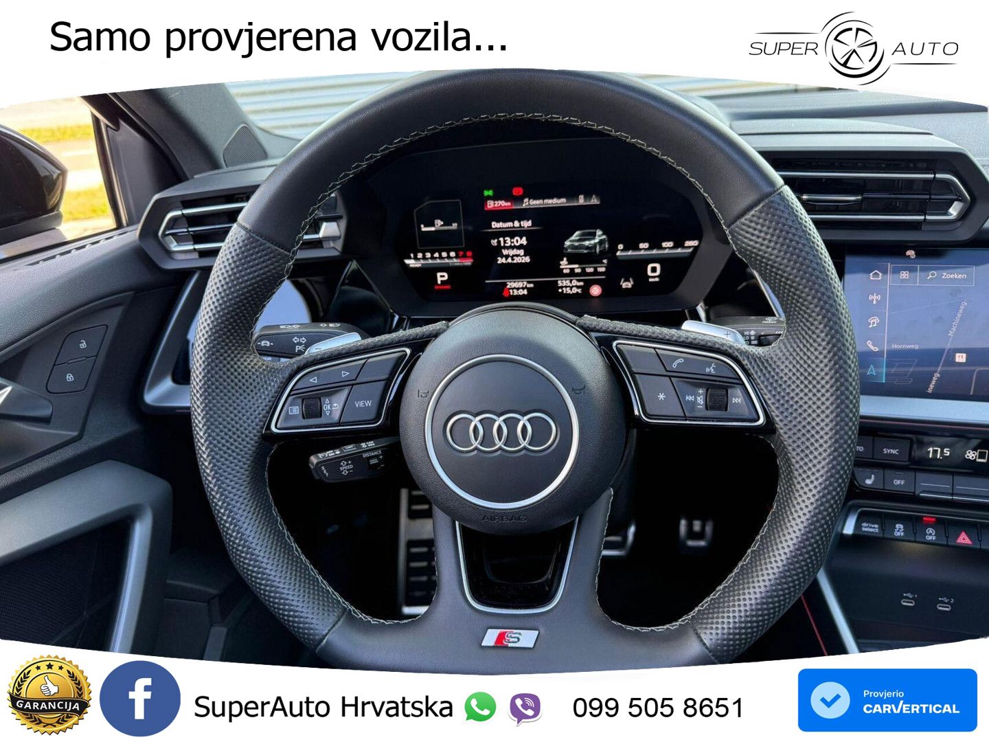Audi A3 Limuzina 35 TFSI (150 KS) S tronic MATRIX+GR SJED+KAM